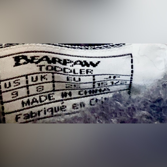 BEARPAW Gray Genuine Leather Suede Zip Boots Toddler Girl’s 9 EUC EXCELLENT - Picture 8 of 9